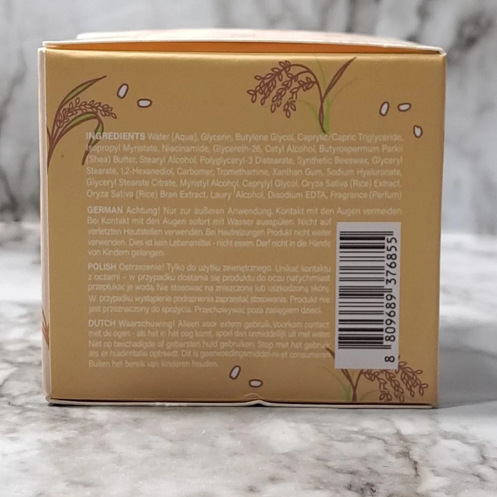 SOQU-Moisturizing & Brightening Rice Cream-Brand‎ New Made In Korea